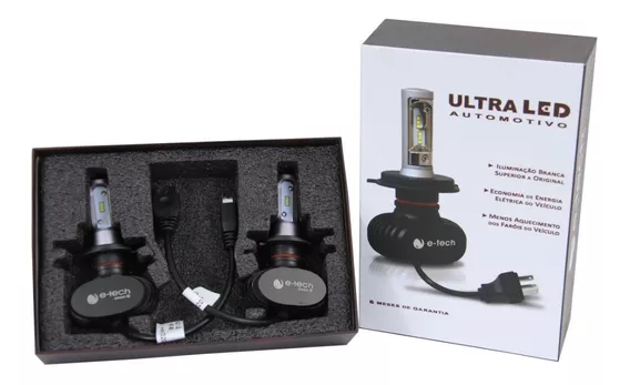 Ultra Led Automotiva Kit 12000 Lumens - H4,h7 - Xenom