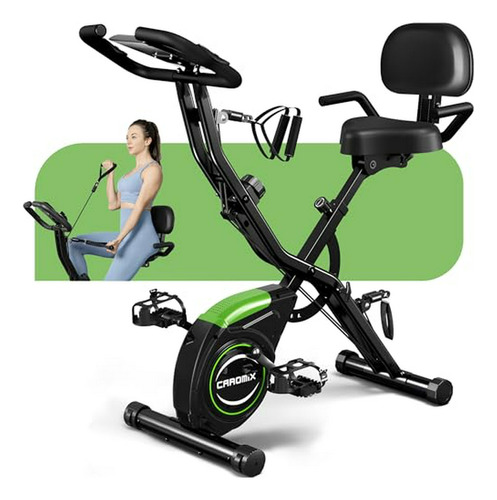 Bicicleta De Ejercicio Plegable 4 En 1 Caromix