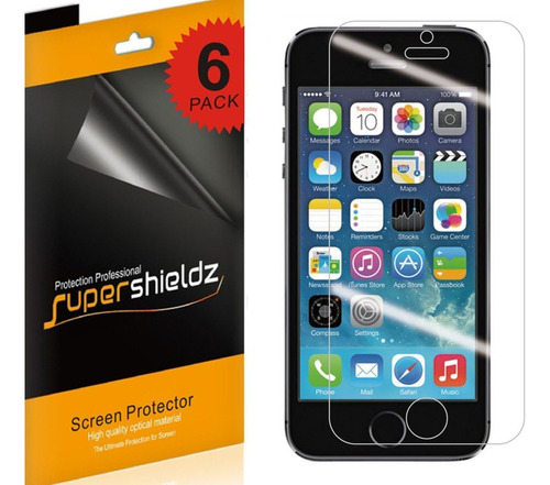 Protector Supershieldz iPhone 5s / 5c / 5 X6 Unidades