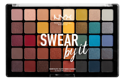 Sombra De Ojos Palette Swear By It Nyx 01 Ombre A Paupieres Color De La Sombra 40 Tonos