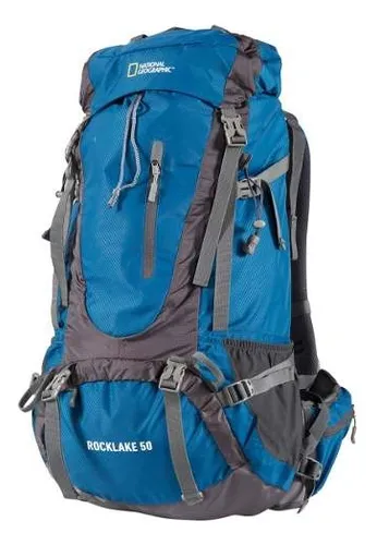 Mochila 50 Litros National Geographic Rocklake Mochilero Color Azul