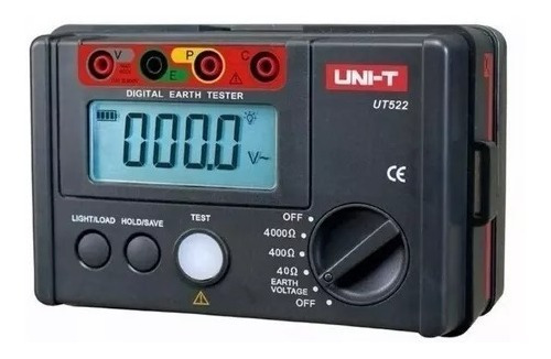 Terrometro Digital Medidor De Tierras Uni-t Ut522