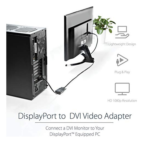 Startech.com Adaptador Displayport A Dvi Displayport