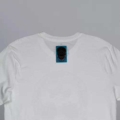 Camiseta Oakley Skull Dia De Los Muertos Tee Off White