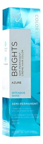  Tinte Semipermanente Ion Brights Crema Sin Amoniaco Tono Azure