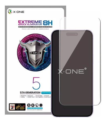 Película X-one 8h 5ª Geração Para iPhone 15 6.1 Pol