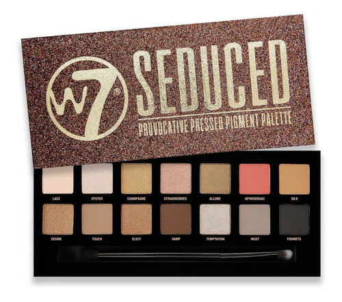 Sombras W7 Seduced - G Color De La Sombra Multicolor