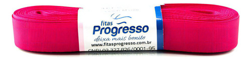 5 Fitas De Gorgurão Progresso 15mm - Nº3 C/10 Metros Cor Pink