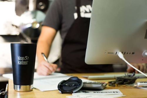 Klean Kanteen Tumbler - Vaso Térmico Para Café 16oz (473ml) Color Negro Tumbler 16oz