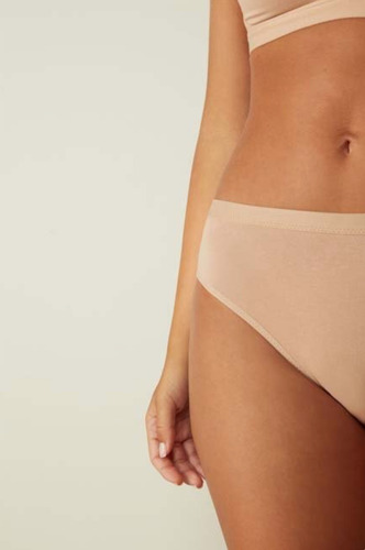 Intimissimi Panty Corte Clásico De Algodón Natural Original