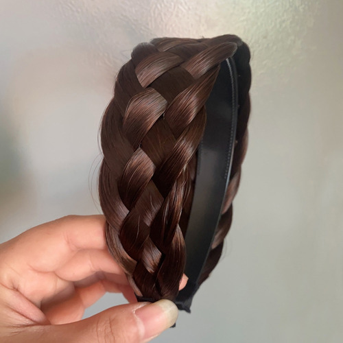 (bk), Diadema Invisible Y Esponjosa, Para Pelo, Trenza