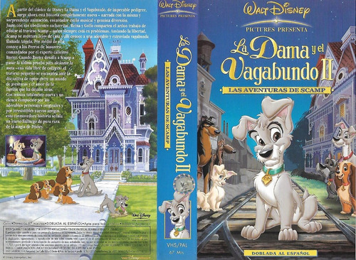 La Dama Y El Vagabundo Ii Vhs Walt Disney Español Latino