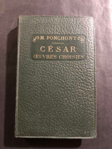 Antiguo Libro Francés César Ceuvres Choisies. 53243.