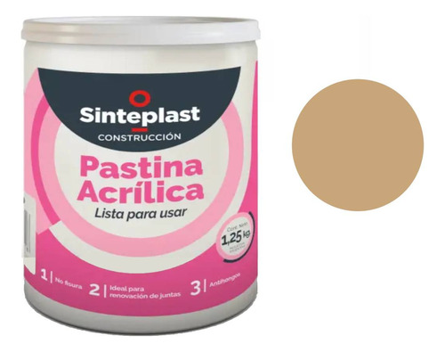 Pastina Acrilica Lista Para Usar 1,25 Kg Sinteplast