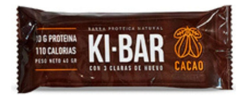 Barras Proteicas Naturales Ki-bar Sabor Cacao 14 X 40 Gr