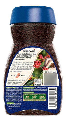 Nescafé Decaf Café 100% Soluble Descafeinado 170 Gr