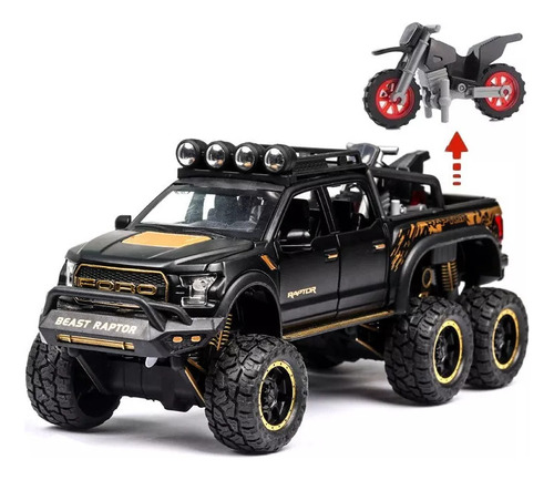 Ford Raptor F150 Edición Tuning Coches De Metal En Miniatura