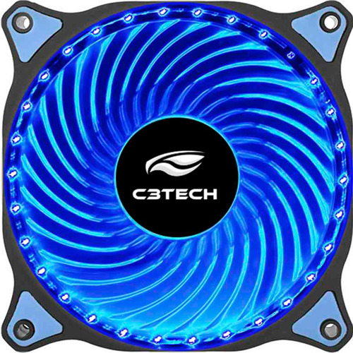 Kit 2 Cooler Fan 120mm 3 Pinos Molex Gabinete Pc Gammer 12v