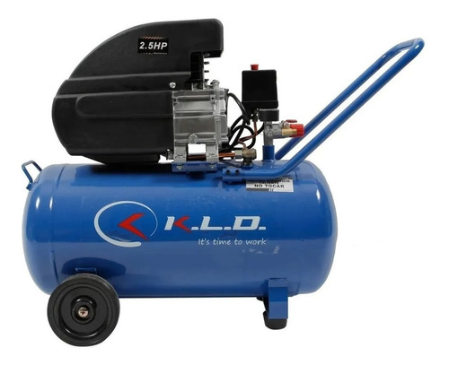 Compresor de aire eléctrico portátil KLD KLDCO25 25L 2.5hp 220V azul