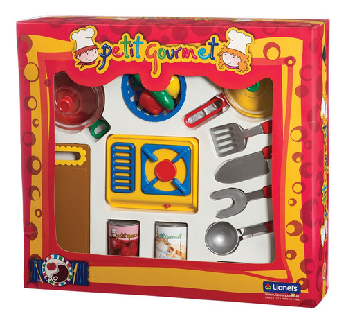 Imagen 1 de 5 de Set De Cocina Accesorios Y Anafe Petit Gourmet Lionels