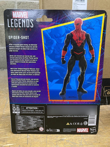 Spider-shot Marvel Retro Legends Peter Parker Hasbro