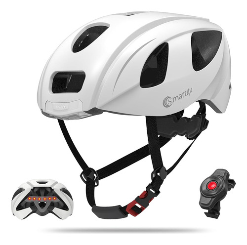 Smart4u Sh55m Casco De Bicicleta Bluetooth Inteligente Con A