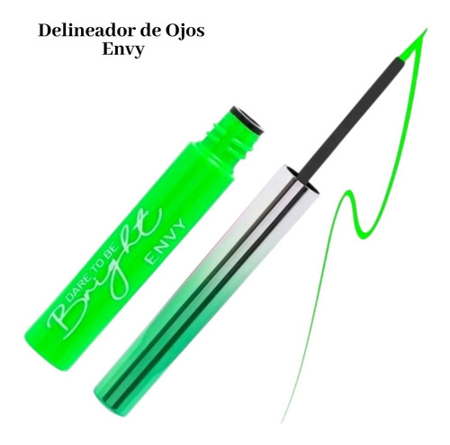 Imagen 2 de 3 de Delineador Ojos Verde- Dare To Be Bright -beauty Creations