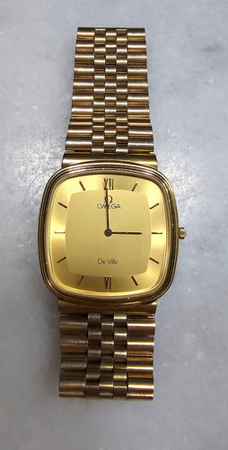 Reloj Omega De Ville (dama) Año 1980/89 (enchapado Oro 10k) Dorado Dorado Dorado (Usado)