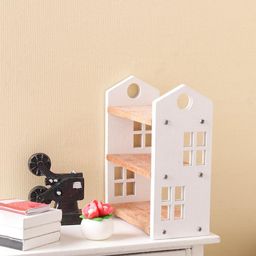 Estantería En Miniatura Para Casa De Muñecas, Muebles En