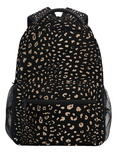 Alaza Realistic Leopard Print Animal Skin Gran Mochila Perso