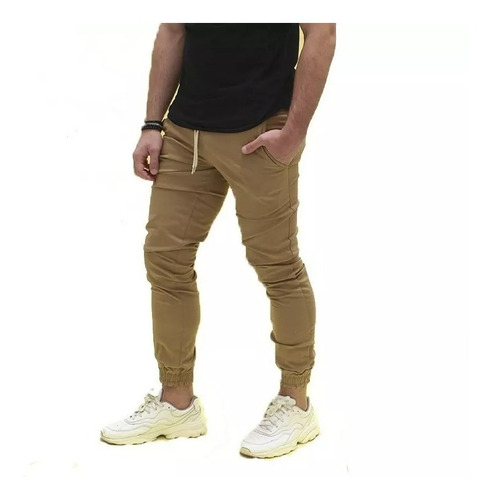 Imagen 4 de 8 de Pack 2 Jogger Elastizado De Gabardina Con Cordón Calidad
