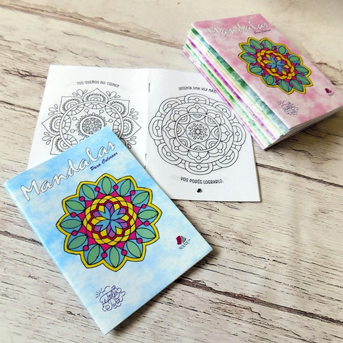 Libro Para Pintar Colorear Mandalas Frases Motivadoras Yoga