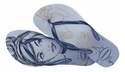 Chinelo Havaianas Slim Princesas Disney Feminina