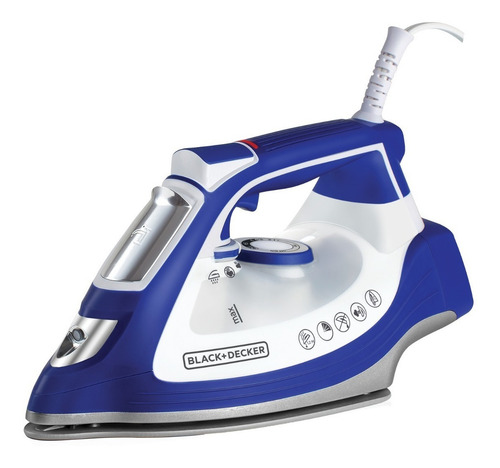 Imagen 3 de 8 de Plancha De Ropa A Vapor Con Suela De Ceramica B&d Ir3001-cl