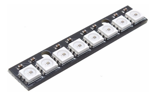 Barra 8 Leds Rgb 5050 Ws2812 Neopixel Cjmcu Arduino Nubbeo