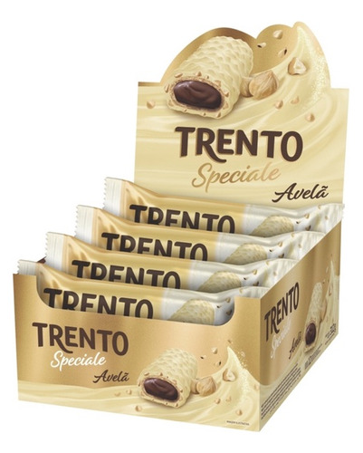Chocolate Trento Speciale Avelã Branco Caixa C/12unid.