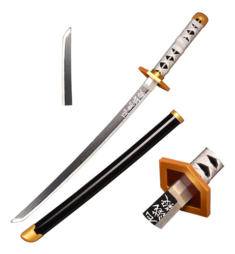 Espada Samurai Agatsuma Zenitsu Cosplay Demon Slayer 60 Cm