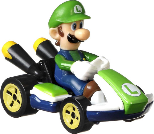 Pacote Com 4 Veículos Hot Wheels Mario Kart, Conjunto De 4 M