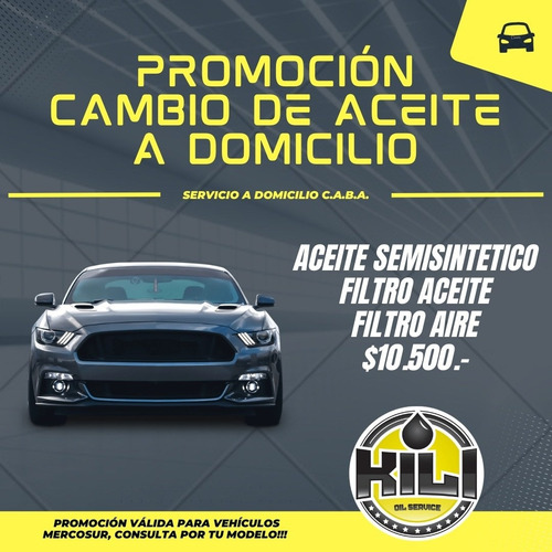 Imagen 2 de 9 de Lubricentro A Domicilio, Cambio De Aceite Y Filtros, Fluidos