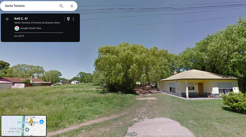 Venta Terreno En Santa Teresita