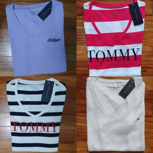 Remera Tommy Hilfiger Mujer X Unidad 