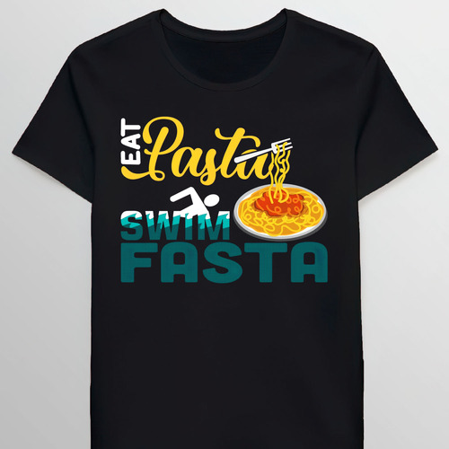 Remera Comer Pasta Nadar Fasta 75232476