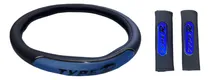 Comprar Kit Protector Cubre Volante Y Cubre Cinturon Azul Reflectivo