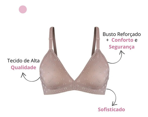 Soutien Reforçado Plus Size Conforto Sem Bojo Duloren Coure
