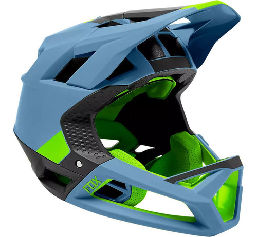 Casco Bicicleta Proframe Blocked Azul Fox