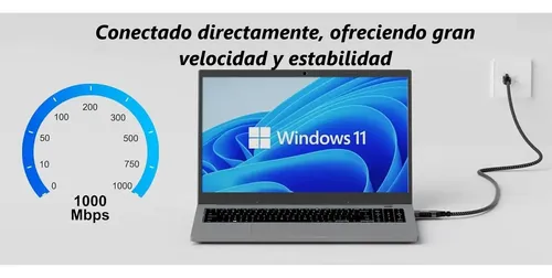 Cable Tipo C A Rj45 1000 Mbps Conexion Directa 1.8 Metros