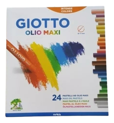 Crayones Giotto Olio 24 Colores- Frigusnet 