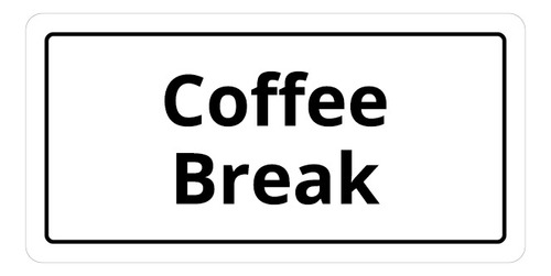 Señaléticas De Información - Coffee Break