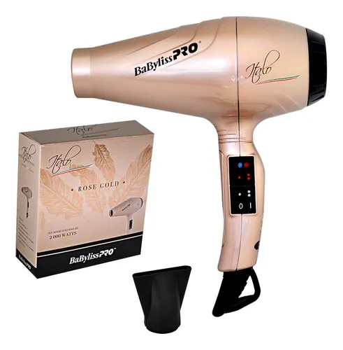 Secador De Pelo Profesional Babyliss Pro Italo Rose Gold