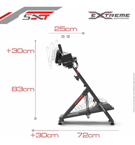 Suporte Cockpit Volante Simulador Logitechg29/fanatec/sxtv2